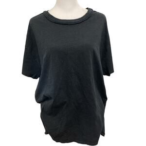 Peace it up Tee Slouchy Crewneck Black T-Shirt size XS